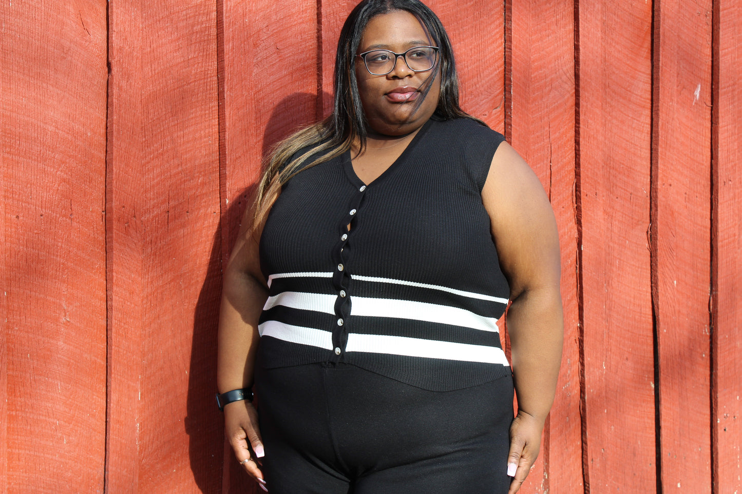 Mercy striped knit 2 piece