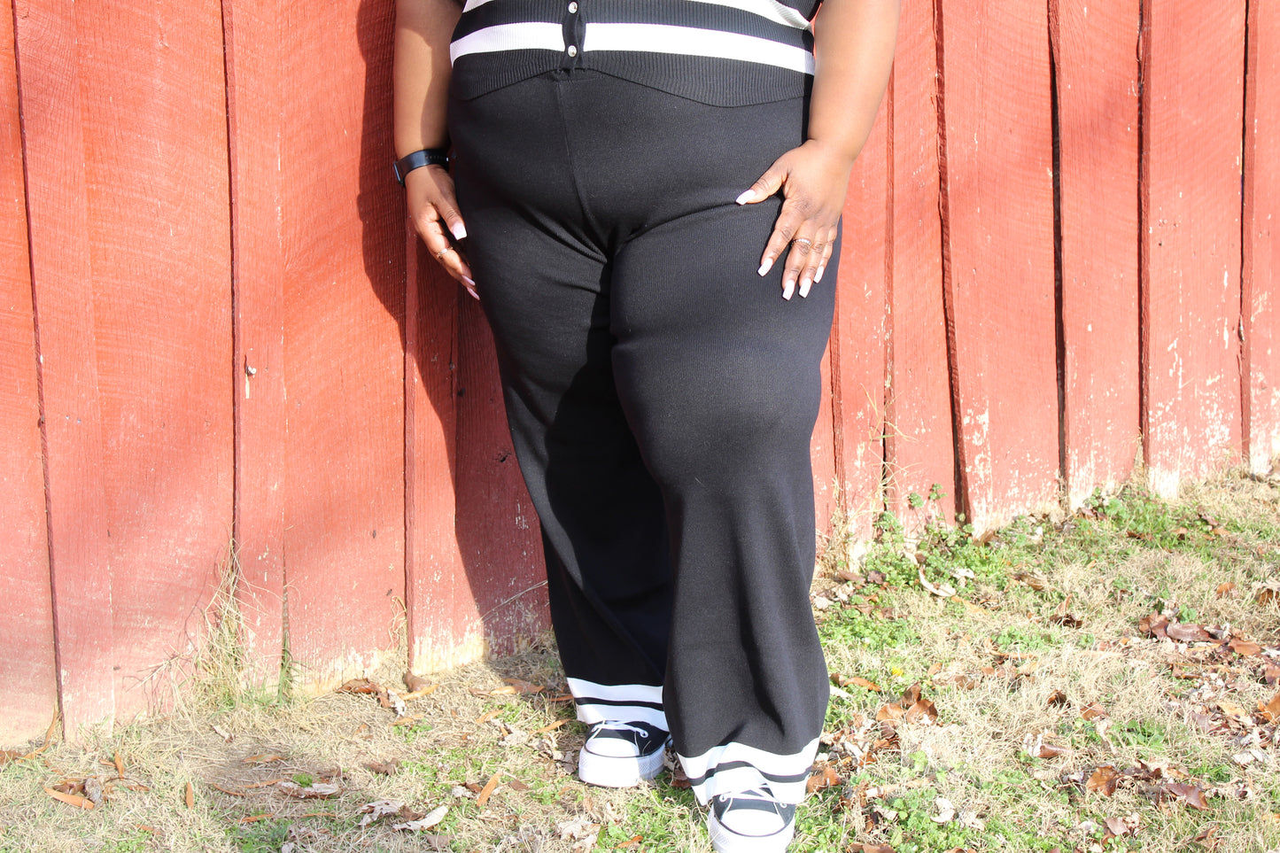 Mercy striped knit 2 piece